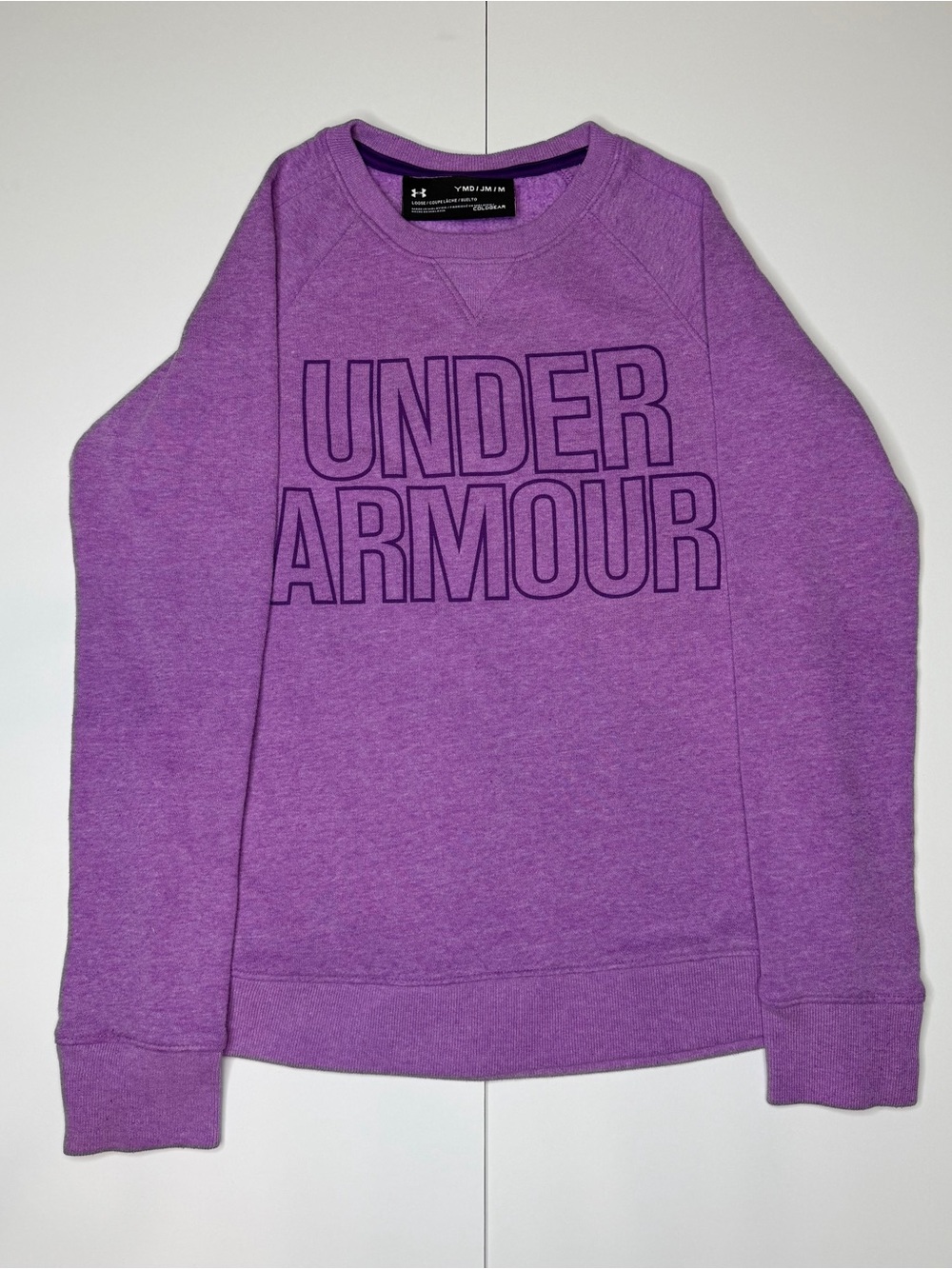 Girls Medium Under Armour Women’s Purple Crewneck Sweatshirt